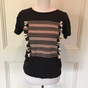 J Crew embroidered t shirt